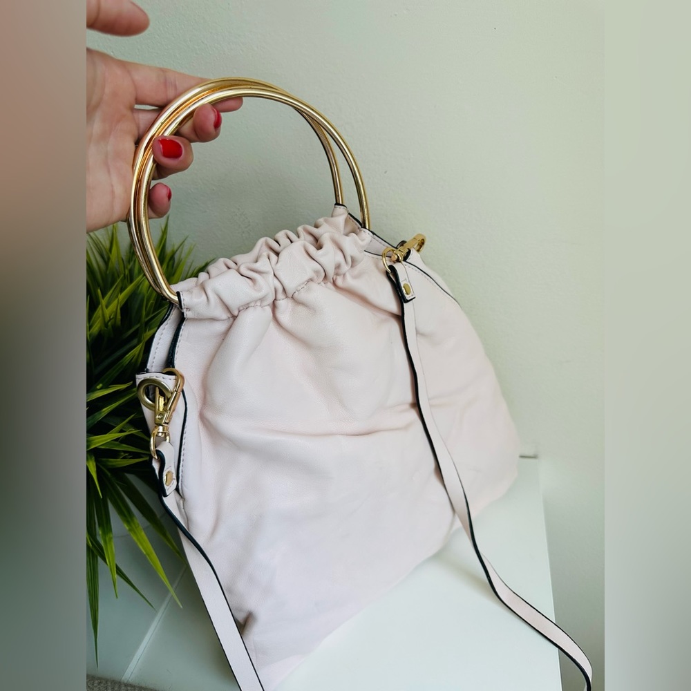 Zara | Ring handle pink shoulder bag - Picture 12 of 12